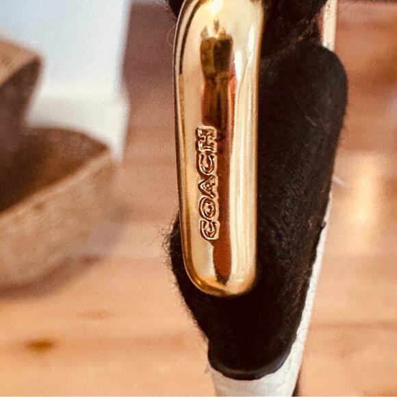 COACH - DEMPSEY CAMERA BAG PURSE IN SIGNATURE JACQUARD WITH PATCH - Picture 5 of 11